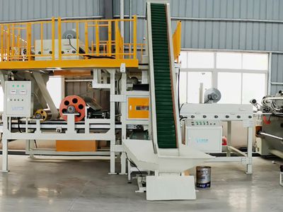 Mecanismo automático de arena para equipos de producción de materiales impermeables